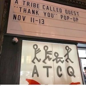 ATCQ”Thank you”NYC Pop-Up Exclusive Jacket. Size L